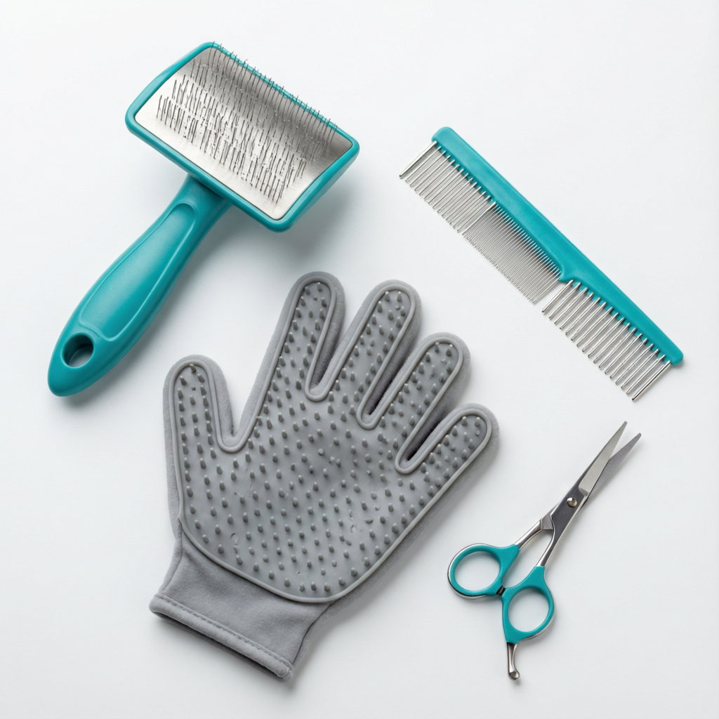 Pet Deshedding Grooming Kit